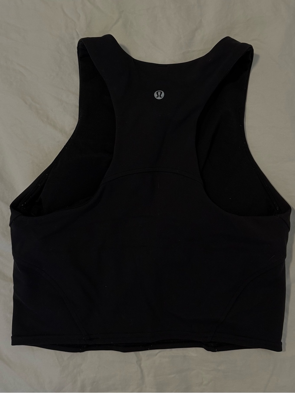 lululemon athletica Black High-Neck Racerback Sports Bra